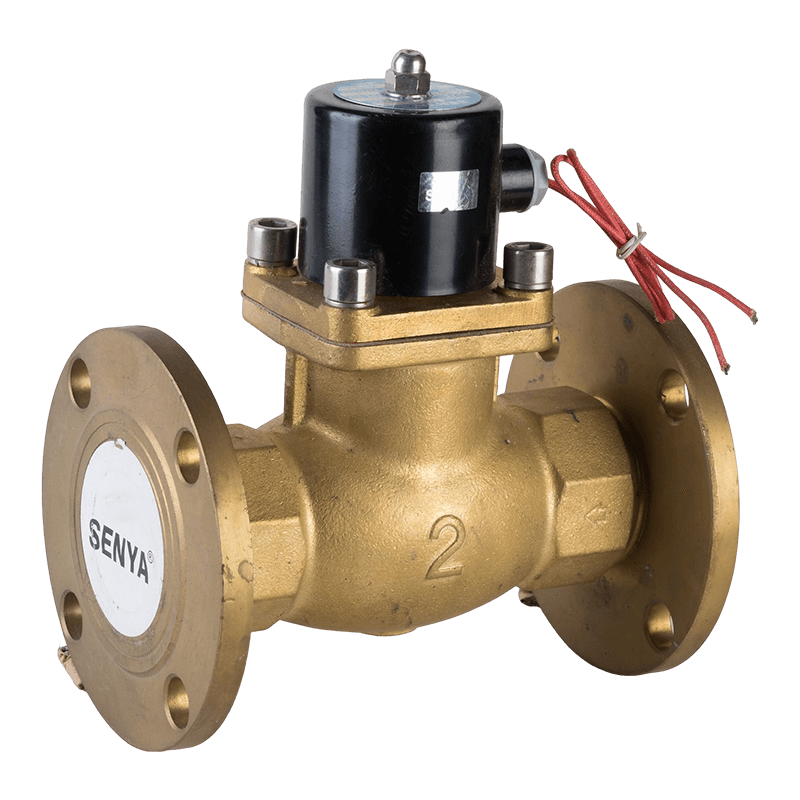 Válvula solenoide de cobre bidireccional de dos posiciones con control de vapor de alta temperatura