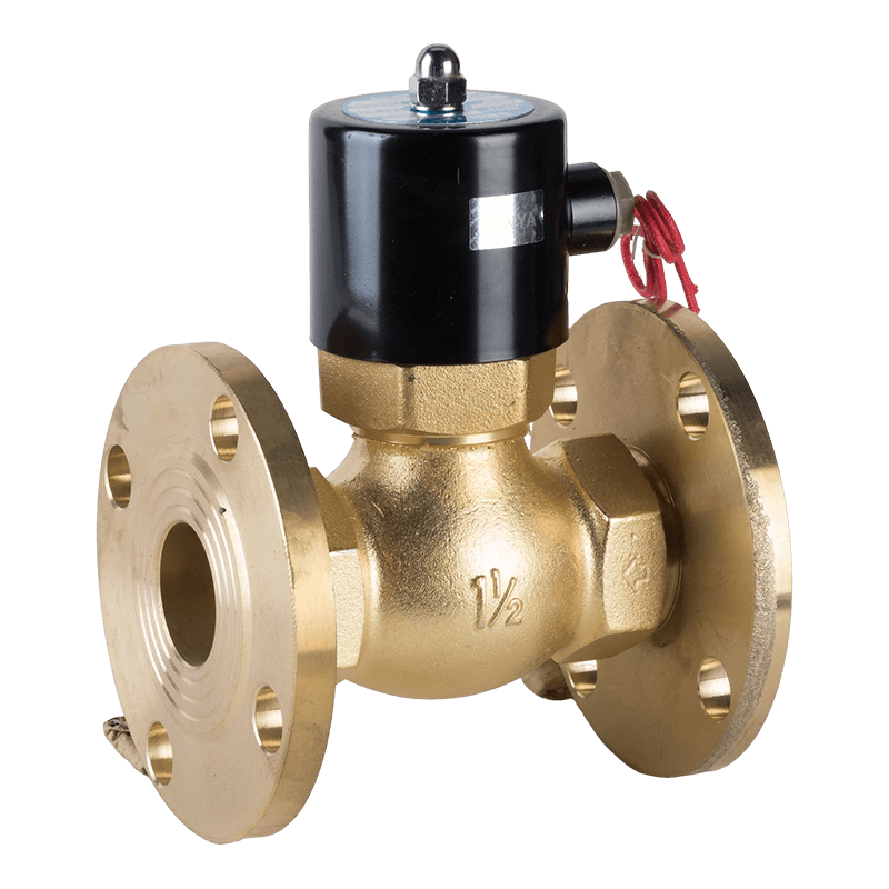 Válvula solenoide de cobre bidireccional de dos posiciones con control de vapor de alta temperatura