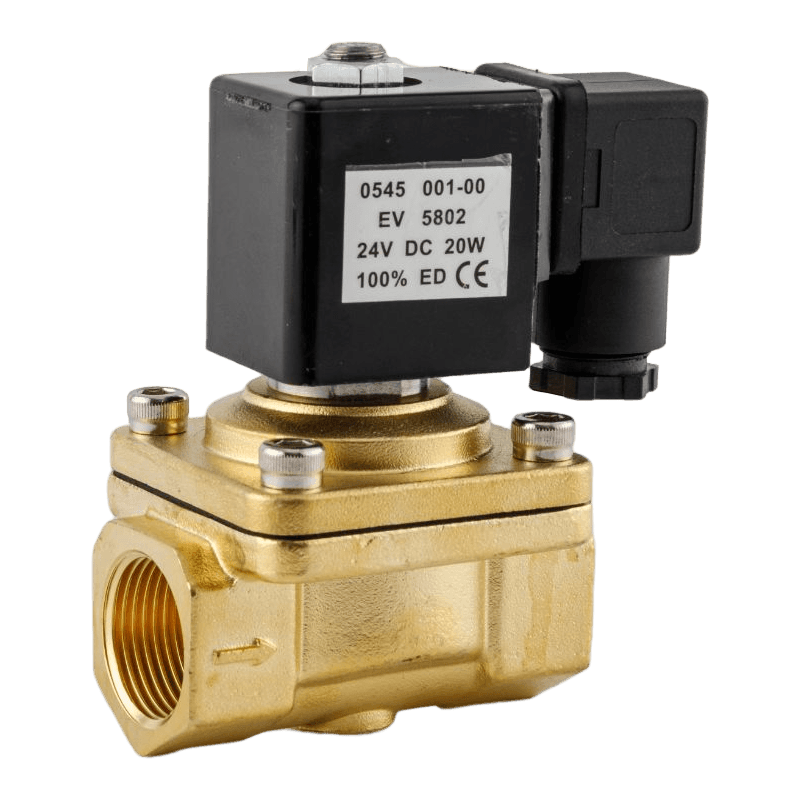 La válvula solenoide de dos posiciones y dos vías de acción directa y alta potencia está diseñada para aplicaciones convencionales PU220