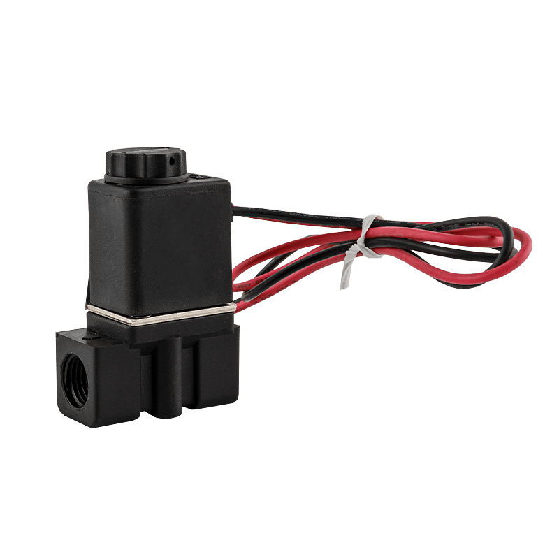 Válvula solenoide de plástico de control de líquido, dispensador de agua económico, limpio y compacto